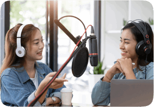 https elements.envato.com smile two asian young woman man radio hosts in hea 9C97PR6.png